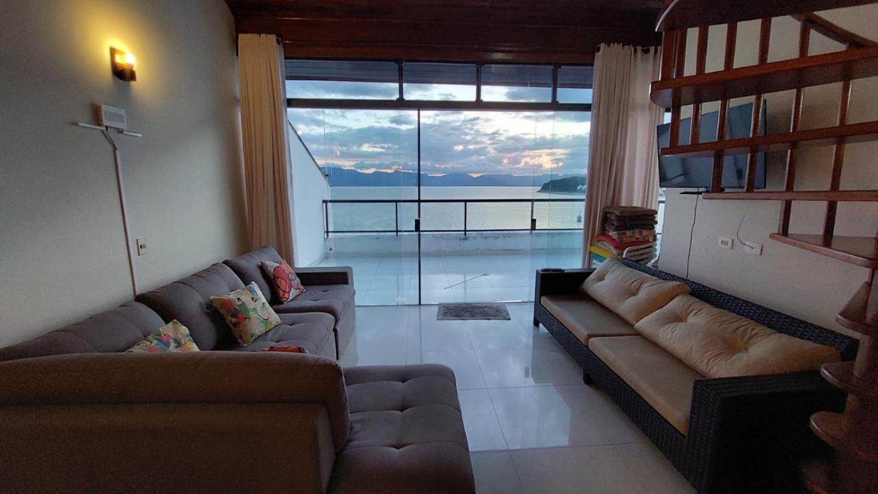 Appartement Linda Cobertura Duplex, Pé Na Areia,Vista Linda. à Caraguatatuba Extérieur photo